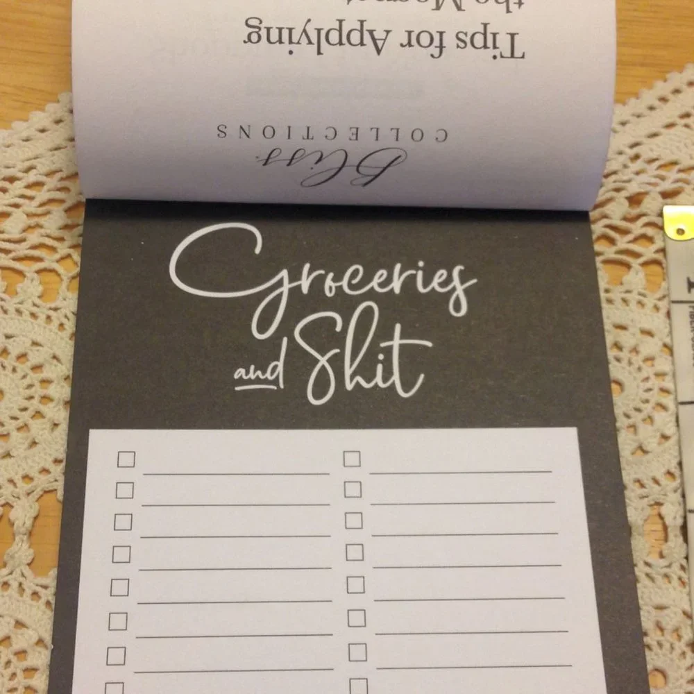 Humorous Bundle - coaster and shopping list sheets